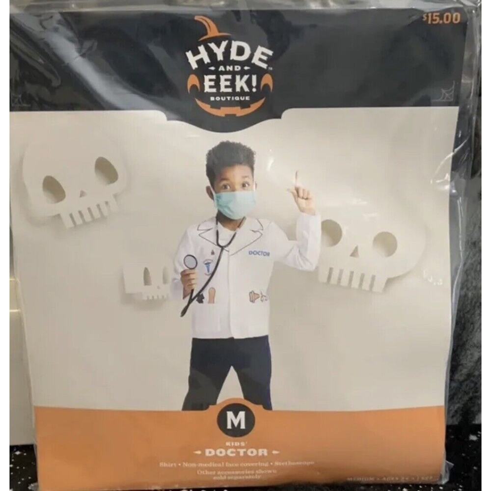 Hyde And Eek Kids Halloween Doctor Costume Size Medium(8-10) New